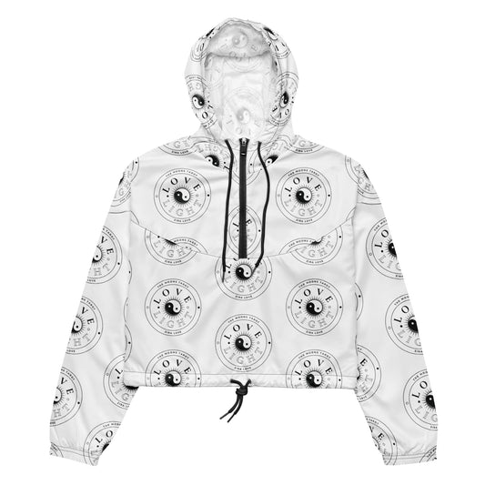 Love and Light Cropped Windbreaker Jacket