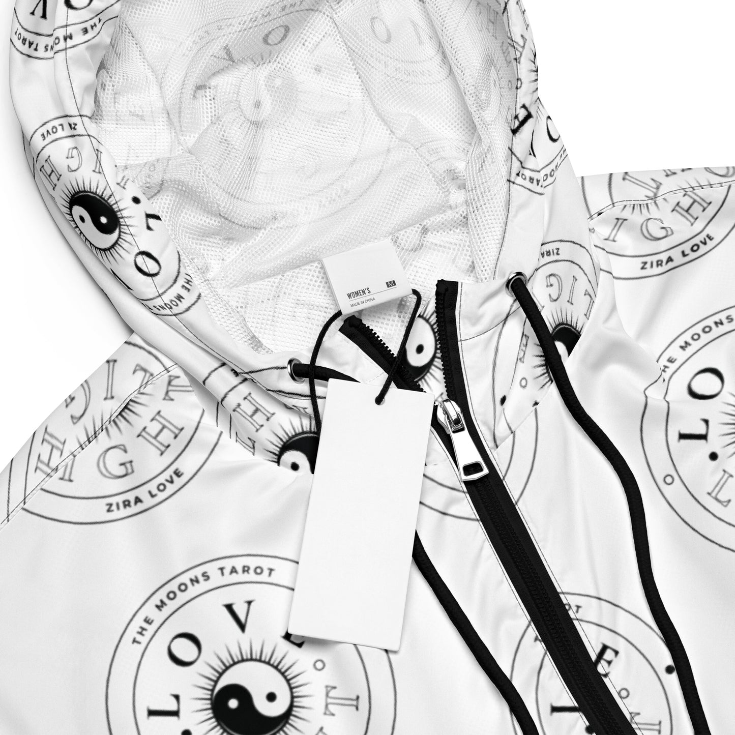 Love and Light Cropped Windbreaker Jacket