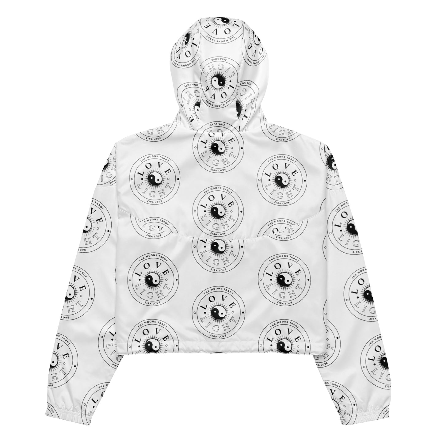 Love and Light Cropped Windbreaker Jacket