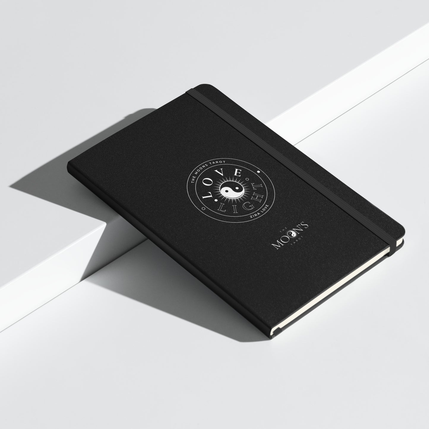 Love & Light Hardcover Notebook : White