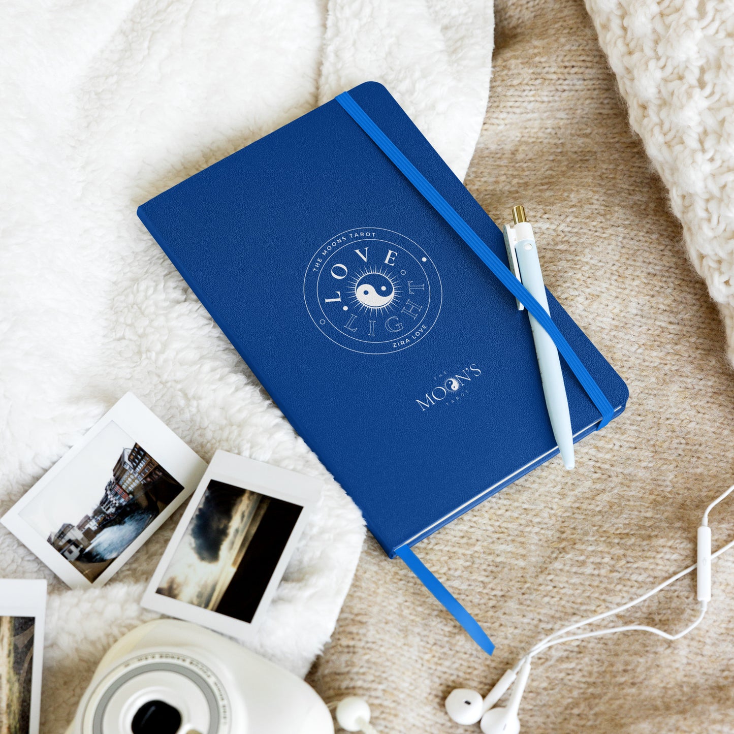 Love & Light Hardcover Notebook : White