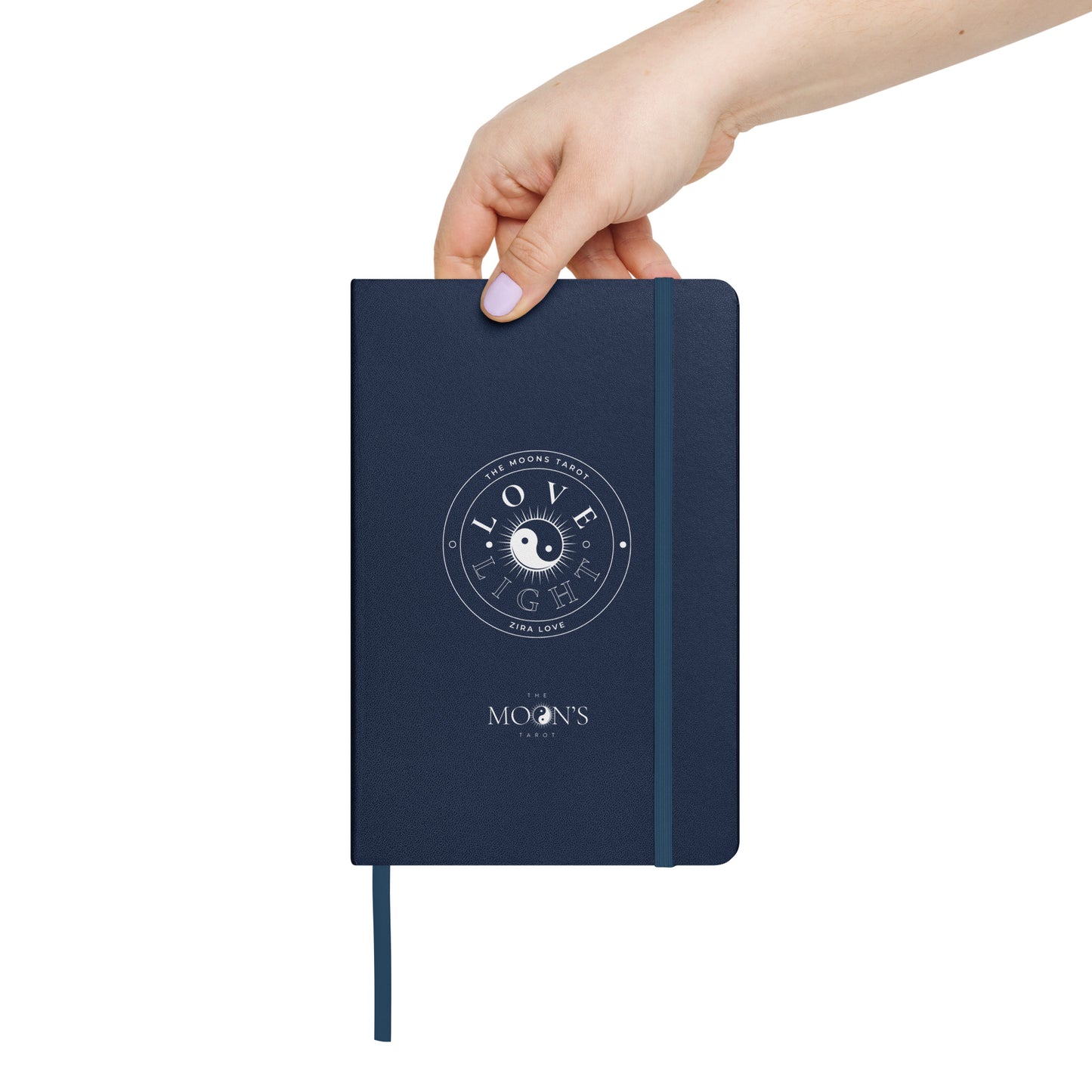 Love & Light Hardcover Notebook : White
