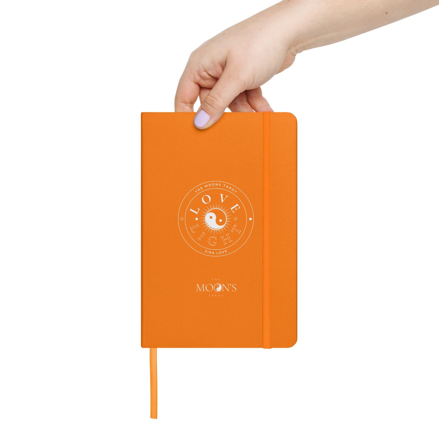 Love & Light Hardcover Notebook : White