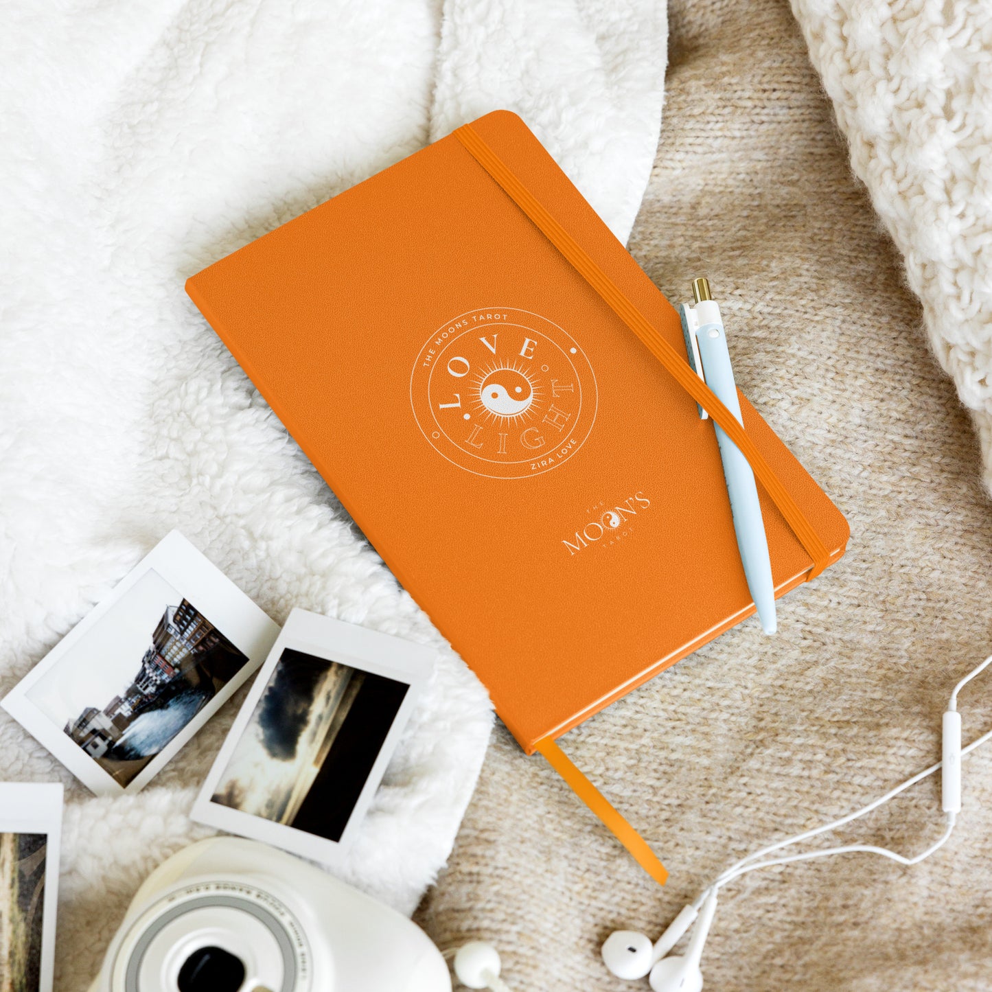 Love & Light Hardcover Notebook : White