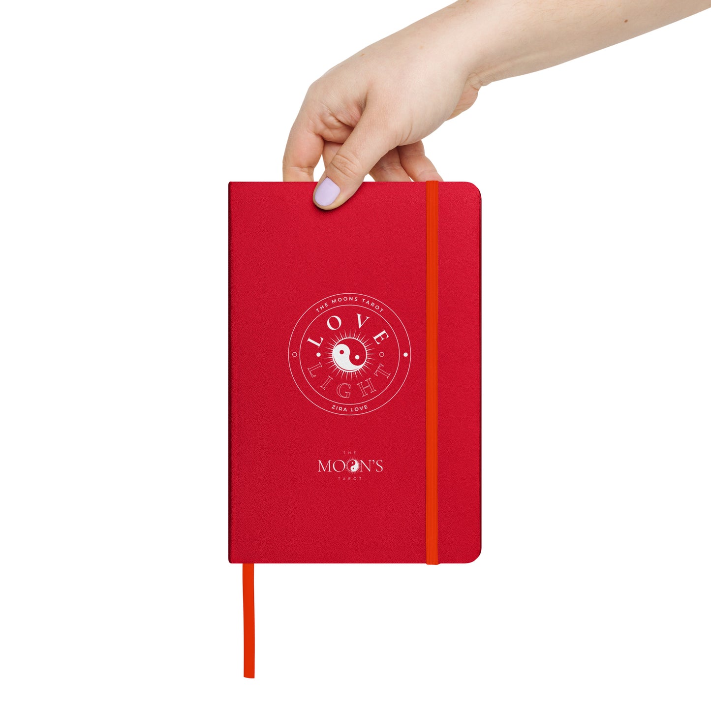 Love & Light Hardcover Notebook : White