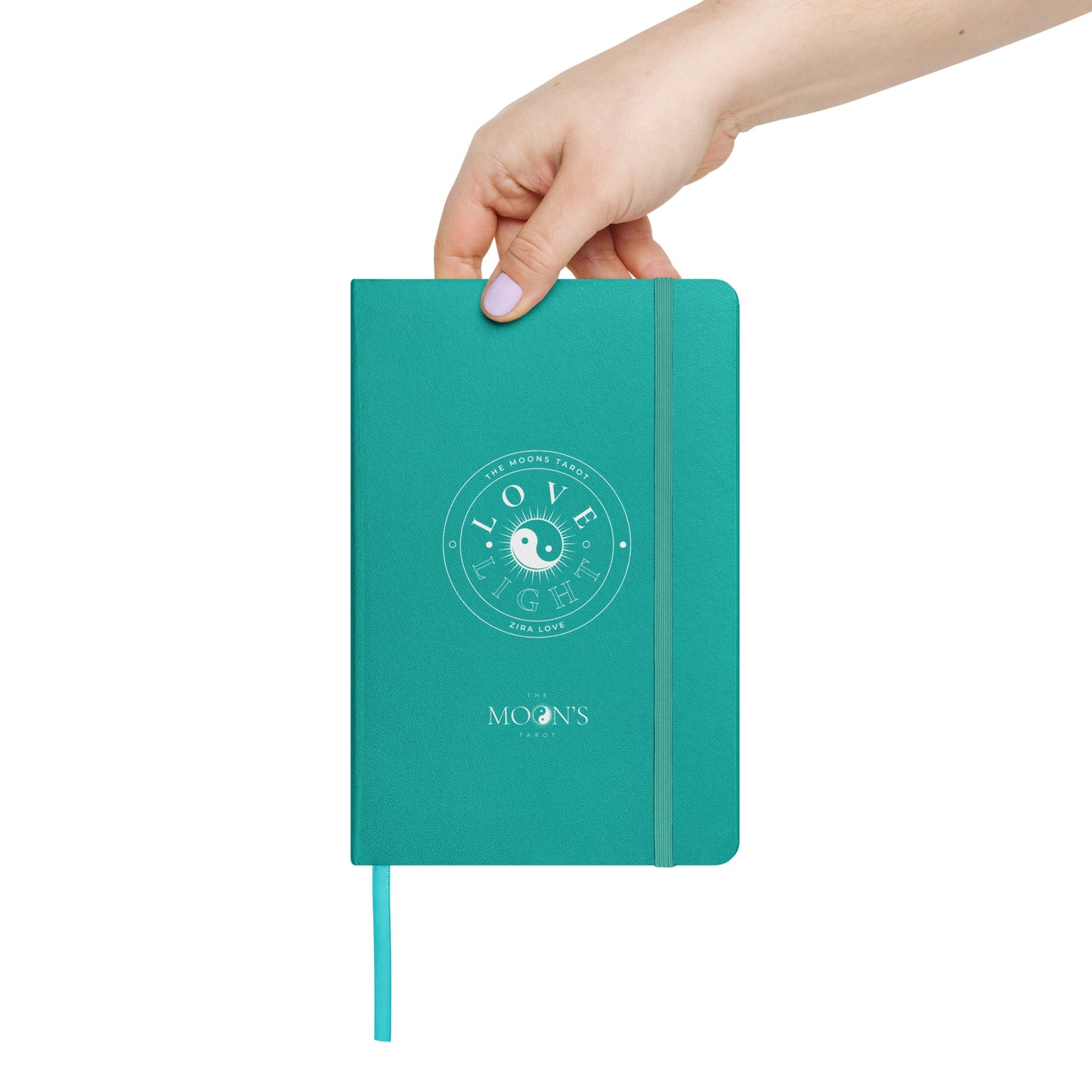 Love & Light Hardcover Notebook : White