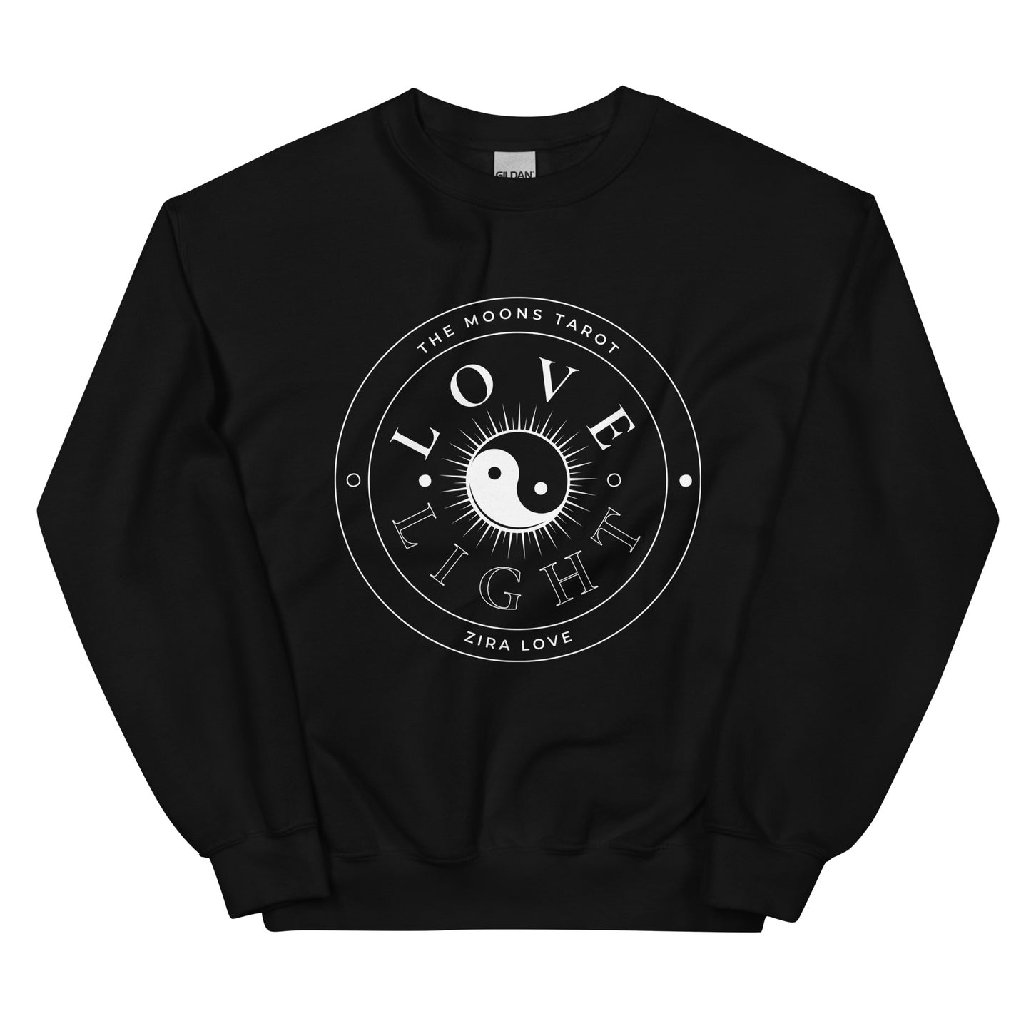 Love and Light Unisex Crewneck Sweatshirt : White