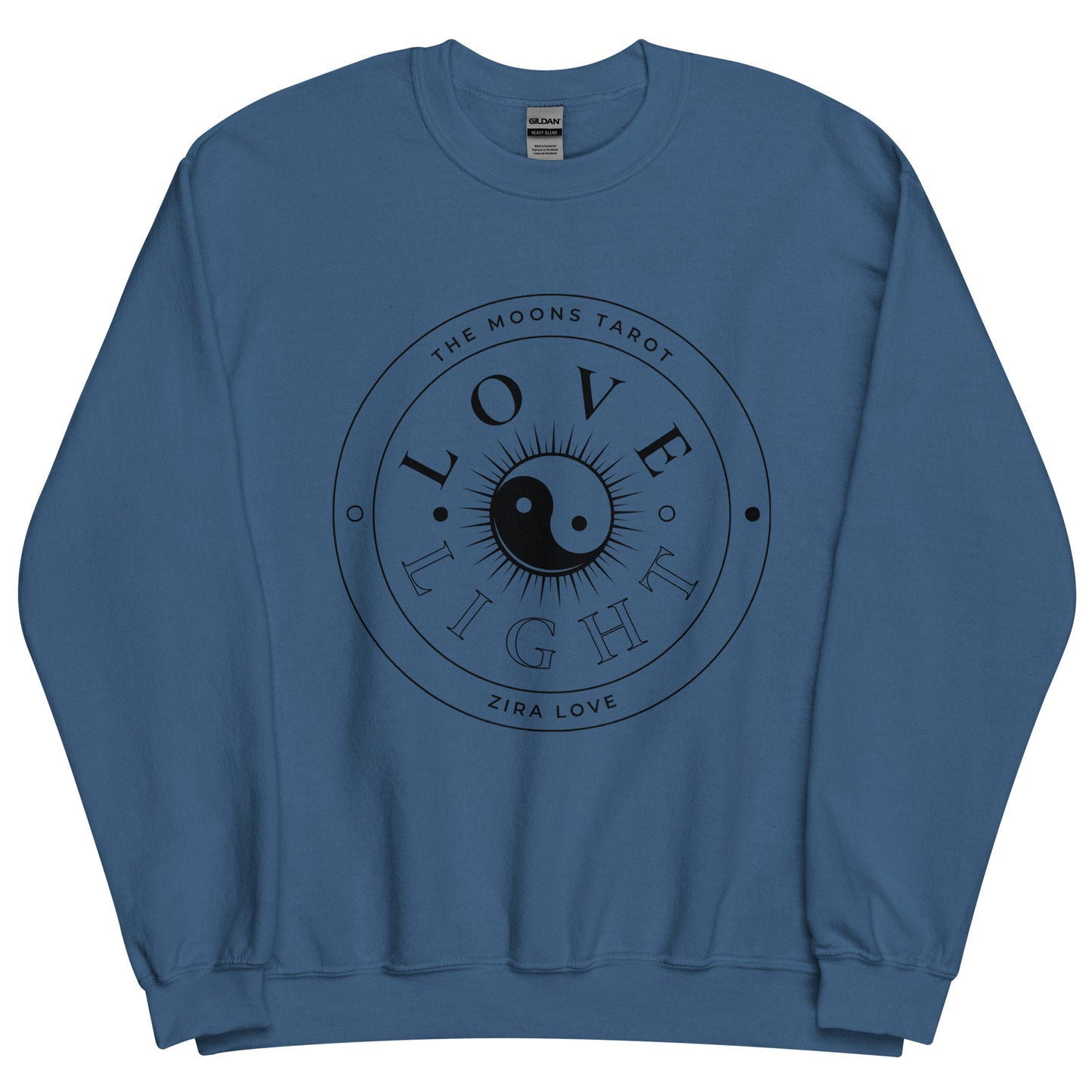 Love and Light Unisex Crewneck Sweatshirt : Black
