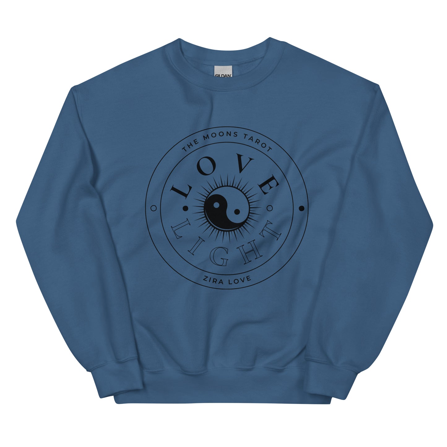 Love and Light Unisex Crewneck Sweatshirt : Black