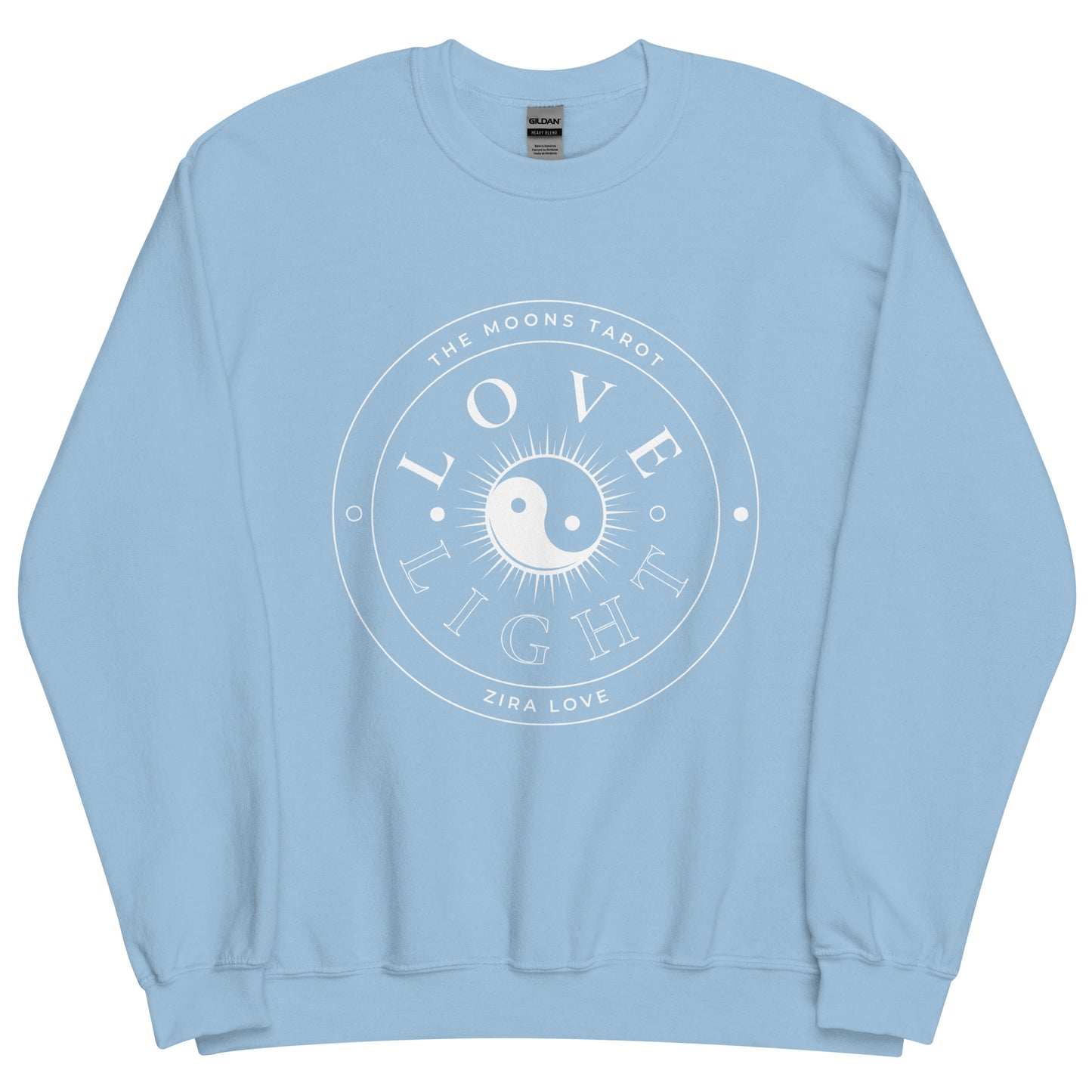 Love and Light Unisex Crewneck Sweatshirt : White