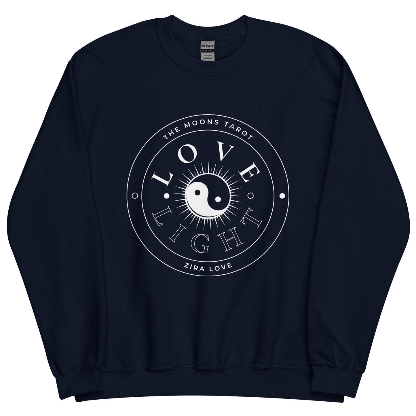 Love and Light Unisex Crewneck Sweatshirt : White