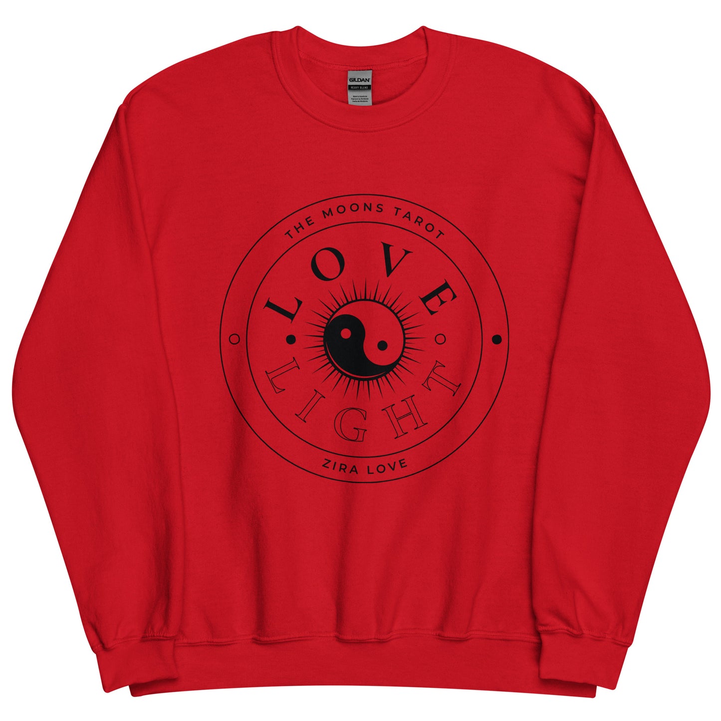 Love and Light Unisex Crewneck Sweatshirt : Black
