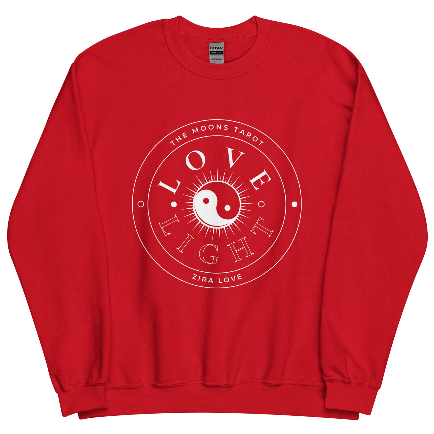 Love and Light Unisex Crewneck Sweatshirt : White