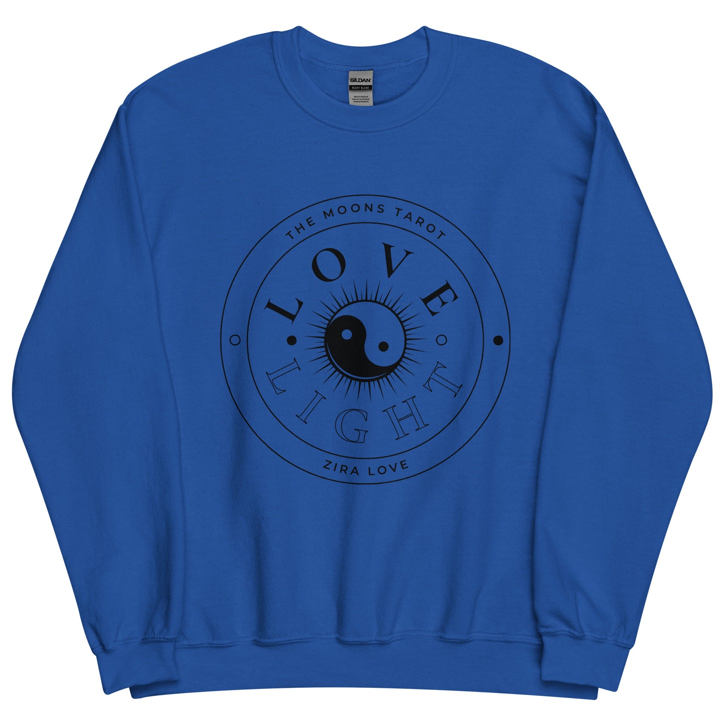 Love and Light Unisex Crewneck Sweatshirt : Black