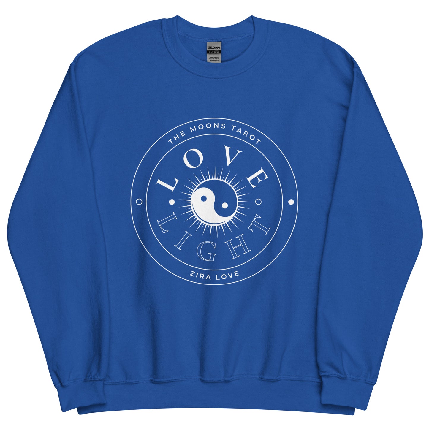 Love and Light Unisex Crewneck Sweatshirt : White