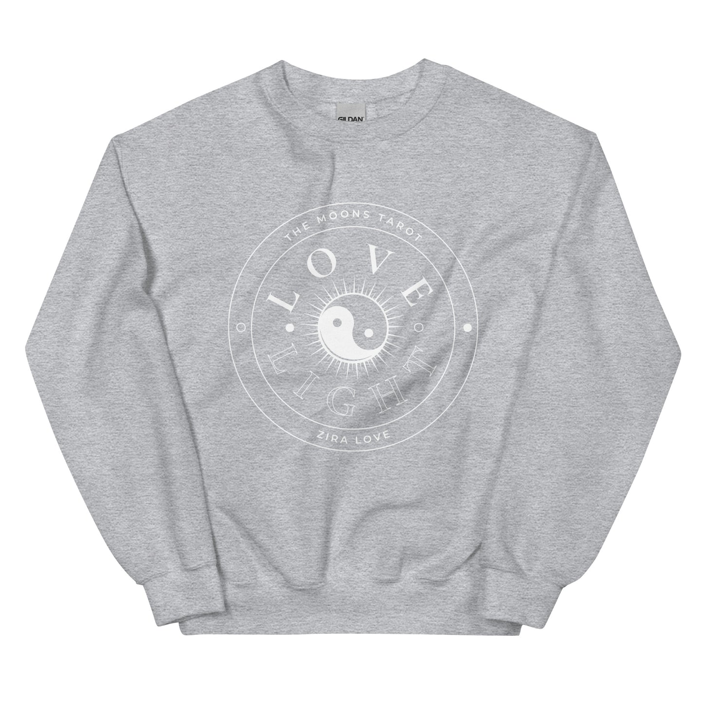Love and Light Unisex Crewneck Sweatshirt : White