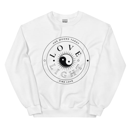 Love and Light Unisex Crewneck Sweatshirt : Black